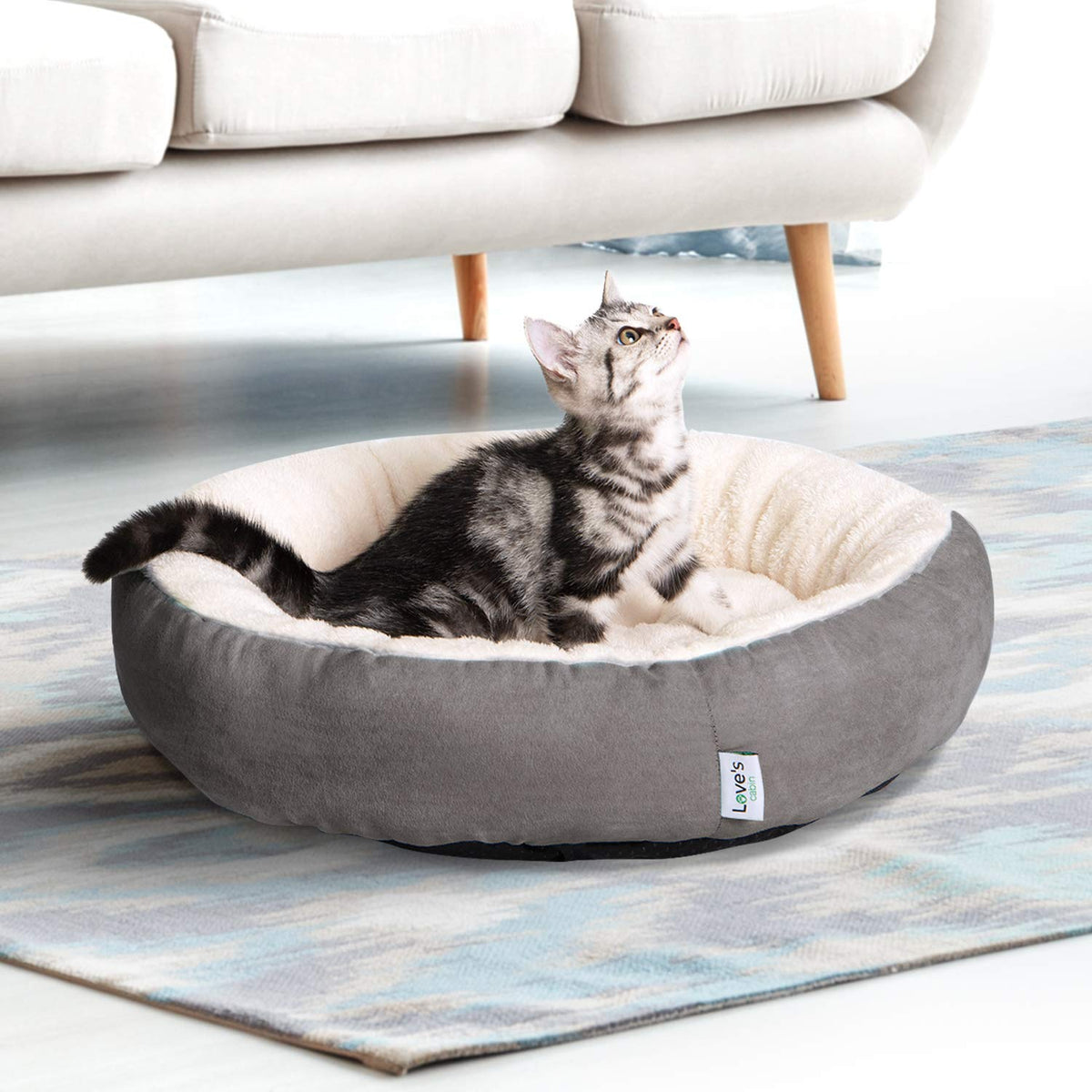 521901 Stuff It Yourself Pet Bed, 20 Inch x 30 Inch, Grey