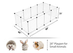 12-Panel Pet Playpen - White