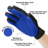 Pet Grooming Gloves - Blue