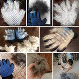 Pet Grooming Gloves - Blue