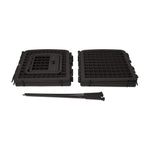 8-Panel Plastic Pet Playpen - Black